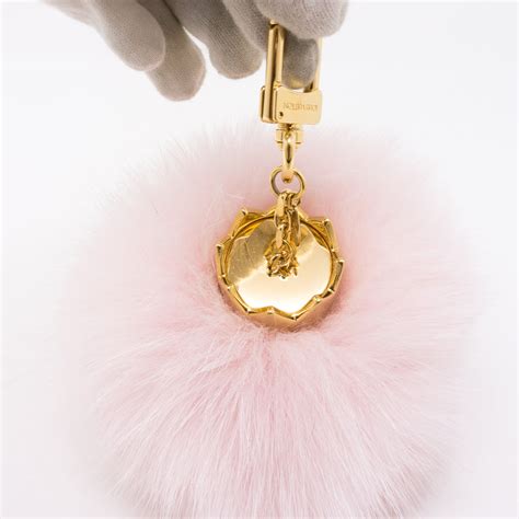 louis vuitton fuzzy bubble bag charm